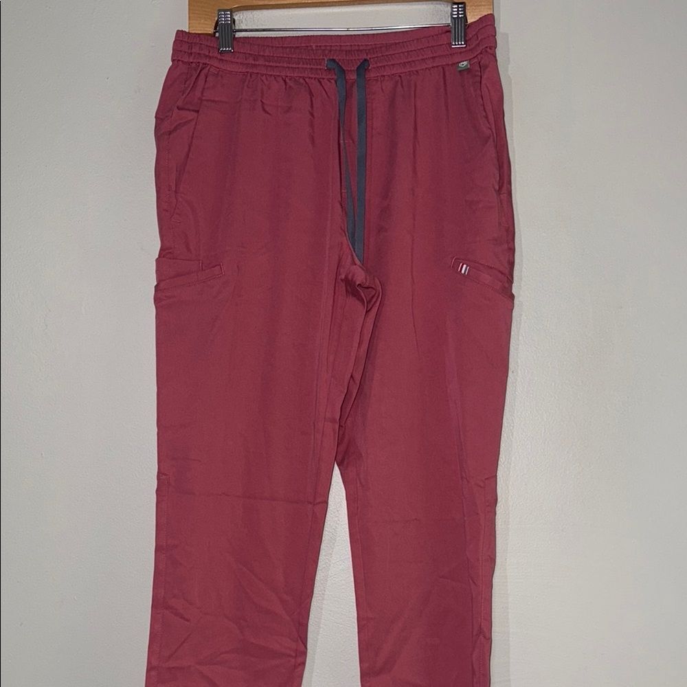 Red Scrubs with Drawstring Waist NWT